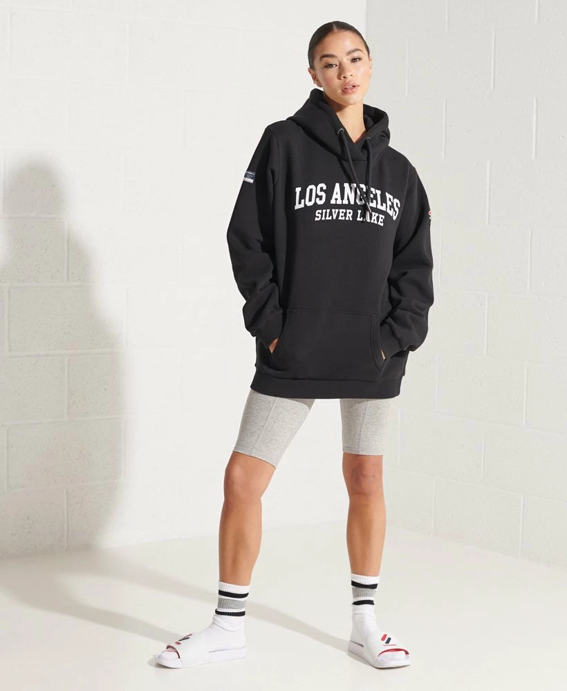 SUPERDRY Limited Edition City College Hoodie Grey Marl 2 1 SUPERDRY Limited Edition City College Hoodie Grey Marl 2