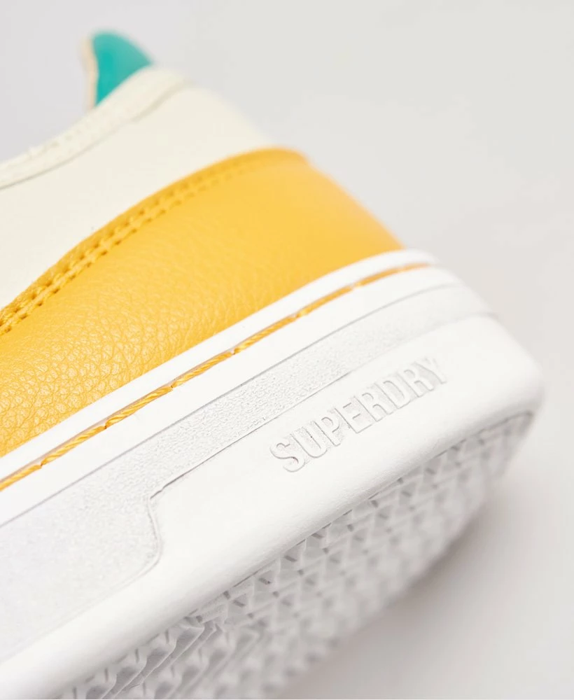 SUPERDRY Vegan Basket Lux Low Trainers Off White/red/navy 6 SUPERDRY Vegan Basket Lux Low Trainers Off White/red/navy - Image 6