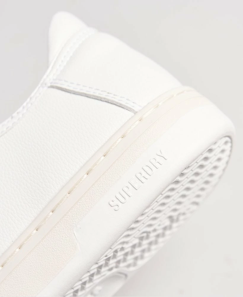 SUPERDRY Vegan Basket Lux Low Trainers White 7 SUPERDRY Vegan Basket Lux Low Trainers White - Image 7