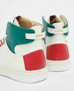 SUPERDRY Vegan Basket Lux Trainers White/aqua -Sportswear Sales 2022 upload9223368955665869193