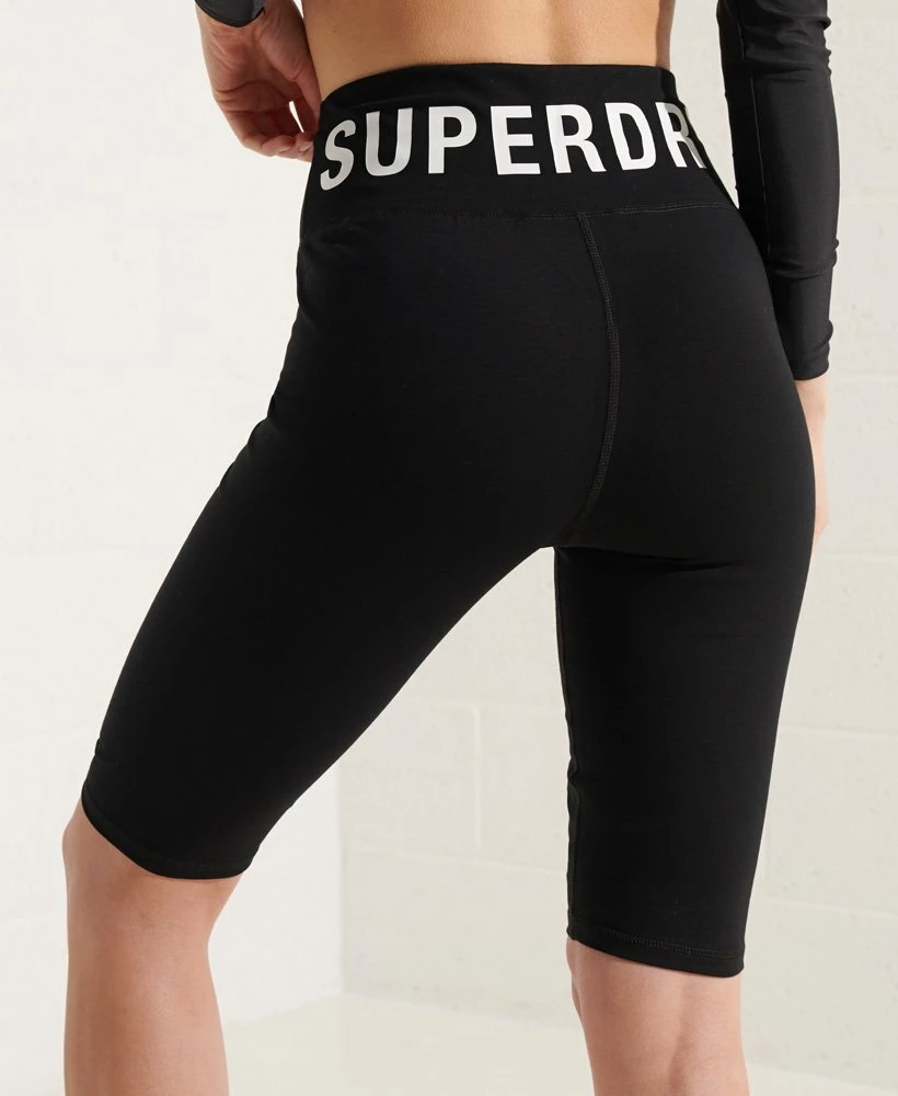 SUPERDRY Core Logo Cycling Shorts Deep Navy 2 SUPERDRY Core Logo Cycling Shorts Deep Navy - Image 2
