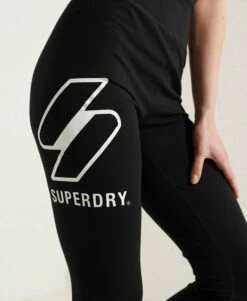 SUPERDRY Sportstyle Logo Leggings Black -Sportswear Sales 2022 upload9223368955665875912
