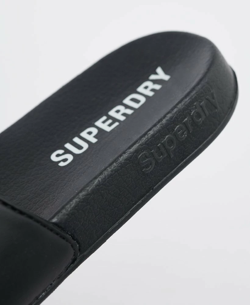 SUPERDRY Patch Pool Sliders Cantina Pink 3 SUPERDRY Patch Pool Sliders Cantina Pink - Image 3