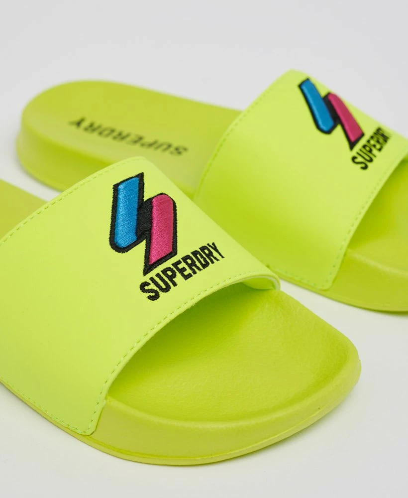 SUPERDRY Patch Pool Sliders Black 2 SUPERDRY Patch Pool Sliders Black - Image 2