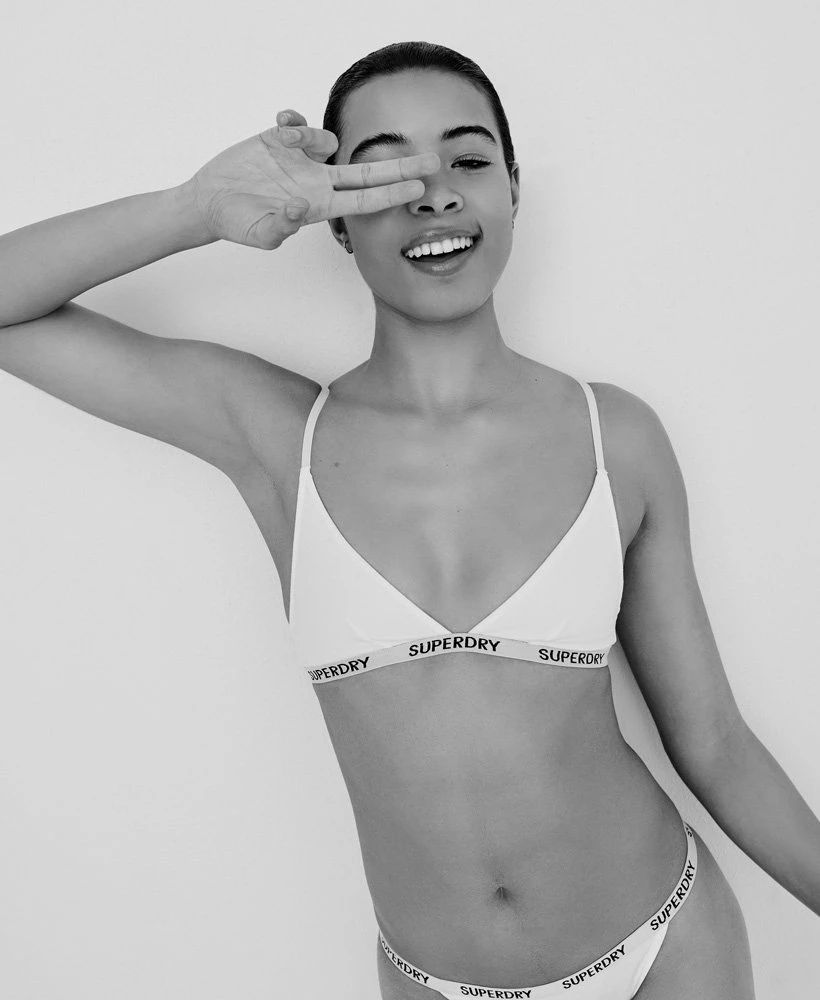 SUPERDRY Organic Cotton Harper Bikini Brief 2 Pack Black/white 1 SUPERDRY Organic Cotton Harper Bikini Brief 2 Pack Black/white