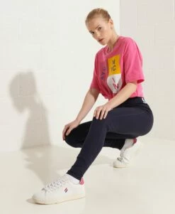 SUPERDRY Sportstyle Core Logo Leggings Deep Navy
