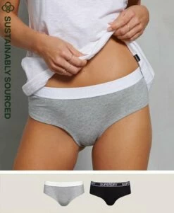 SUPERDRY Organic Cotton Grace Super Boxers Double Pack Grey Marl/black Stripe 17 SUPERDRY Organic Cotton Grace Super Boxers Double Pack Grey Marl/black Stripe -Sportswear Sales 2022 upload9223368955665876736 1