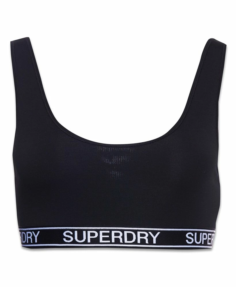 SUPERDRY Organic Cotton Grace Super Bralette Double Pack Optic/black 6 SUPERDRY Organic Cotton Grace Super Bralette Double Pack Optic/black - Image 6