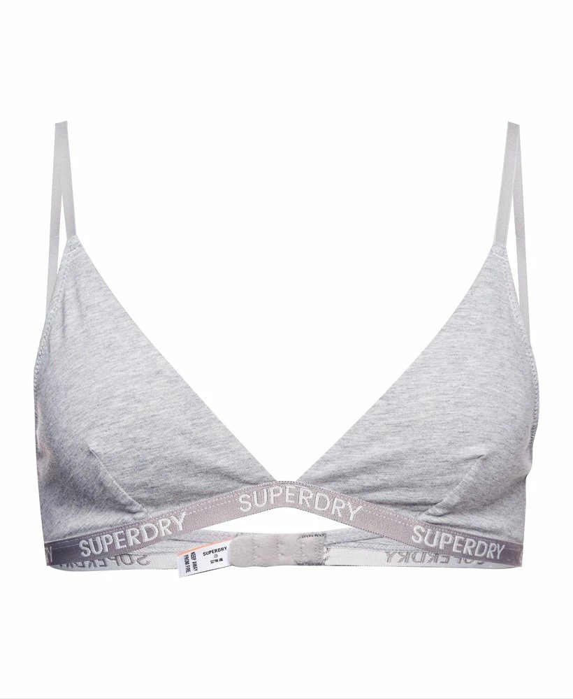 SUPERDRY Organic Cotton Harper Triangle Bralette 2 Pack Black/white 4 SUPERDRY Organic Cotton Harper Triangle Bralette 2 Pack Black/white - Image 4