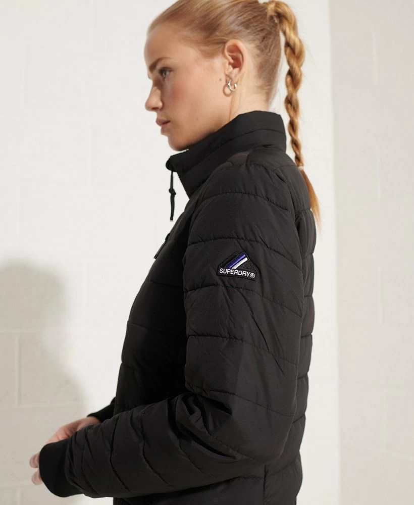 SUPERDRY Fuji Bomber Jacket Azalea Pink 2 SUPERDRY Fuji Bomber Jacket Azalea Pink - Image 2