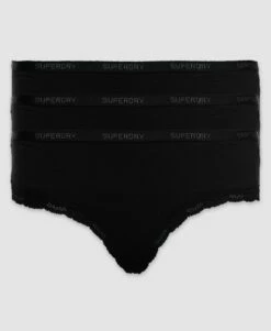 SUPERDRY Organic Cotton Lace Trim Briefs 3 Pack Black Multipack 11 SUPERDRY Organic Cotton Lace Trim Briefs 3 Pack Black Multipack -Sportswear Sales 2022 upload9223368955665877542