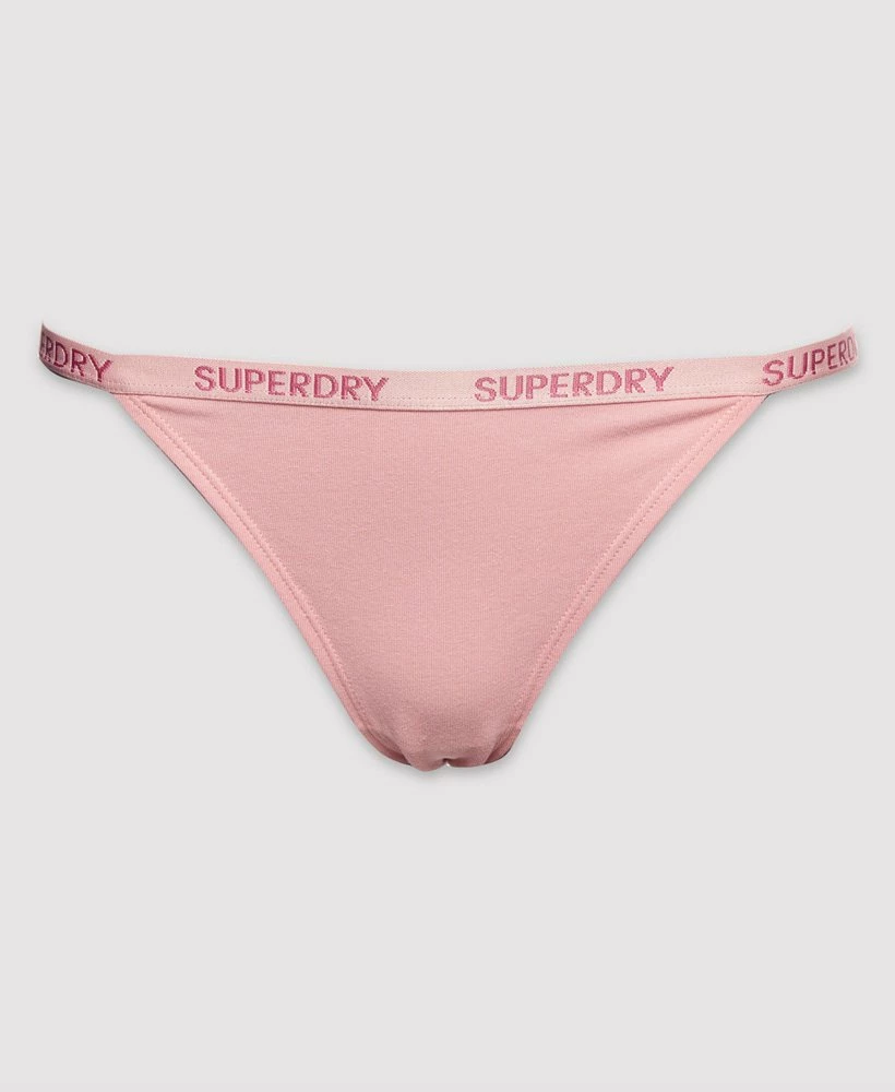 SUPERDRY Organic Cotton Harper Bikini Brief 2 Pack Black/white 5 SUPERDRY Organic Cotton Harper Bikini Brief 2 Pack Black/white - Image 5