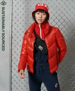 SUPERDRY Brooklyn Padded Jacket High Risk Red -Sportswear Sales 2022 upload9223368955665878224 1