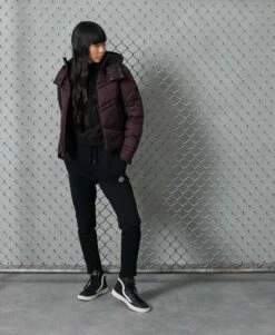 SUPERDRY Geo Luxe Quilt Jacket Purple