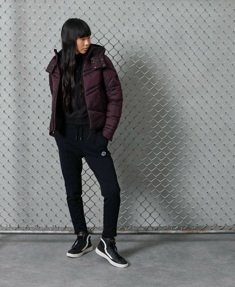 SUPERDRY Geo Luxe Quilt Jacket Purple 1 SUPERDRY Geo Luxe Quilt Jacket Purple