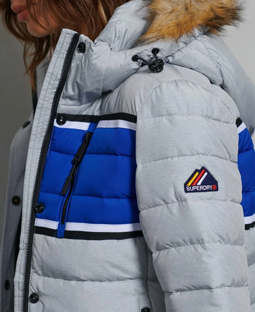 SUPERDRY Classic Faux Fur Fuji Jacket Eclipse Navy 3 SUPERDRY Classic Faux Fur Fuji Jacket Eclipse Navy - Image 3