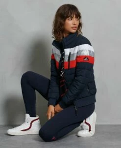 SUPERDRY Colourblock Fuji Bomber Jacket White -Sportswear Sales 2022 upload9223368955665878776