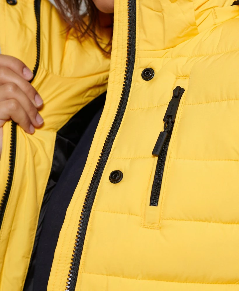 SUPERDRY Classic Faux Fur Fuji Jacket Eclipse Navy 3 SUPERDRY Classic Faux Fur Fuji Jacket Eclipse Navy - Image 3