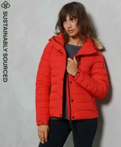 SUPERDRY Classic Faux Fur Fuji Jacket High Risk Red 25 SUPERDRY Classic Faux Fur Fuji Jacket High Risk Red -Sportswear Sales 2022 upload9223368955665878892 4