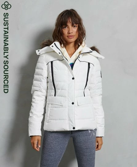 SUPERDRY Glacier Padded Jacket White 5 SUPERDRY Glacier Padded Jacket White - Image 5