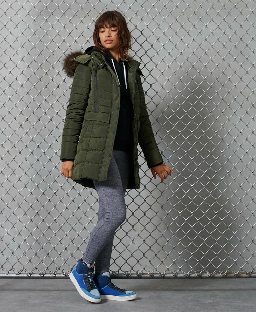 SUPERDRY Longline Glacier Parka Coat Eclipse Navy 1 SUPERDRY Longline Glacier Parka Coat Eclipse Navy