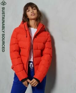 SUPERDRY Spirit Sports Puffer Jacket Pink -Sportswear Sales 2022 upload9223368955665878958