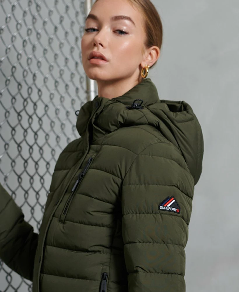 SUPERDRY Classic Fuji Padded Jacket White 2 SUPERDRY Classic Fuji Padded Jacket White - Image 2