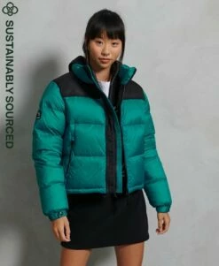 SUPERDRY Sportstyle Code Puffer Jacket Tropical Green -Sportswear Sales 2022 upload9223368955665879694 4