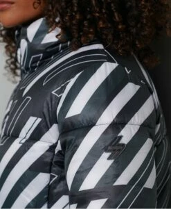 SUPERDRY Sportstyle Statement Puffer Jacket Black Aop -Sportswear Sales 2022 upload9223368955665879970