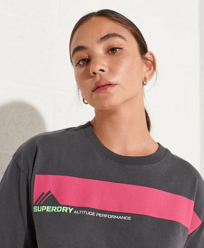 SUPERDRY Mountain Sport Energy T-Shirt Hot Pink 2 SUPERDRY Mountain Sport Energy T-Shirt Hot Pink - Image 2