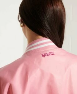 SUPERDRY Classic Varsity Baseball Jacket Montauk Blush -Sportswear Sales 2022 upload9223368955665912596