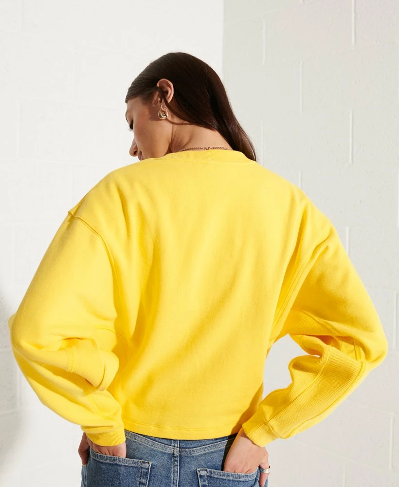 SUPERDRY Varsity Arch Batwing Crew Sweatshirt Black 2 SUPERDRY Varsity Arch Batwing Crew Sweatshirt Black - Image 2