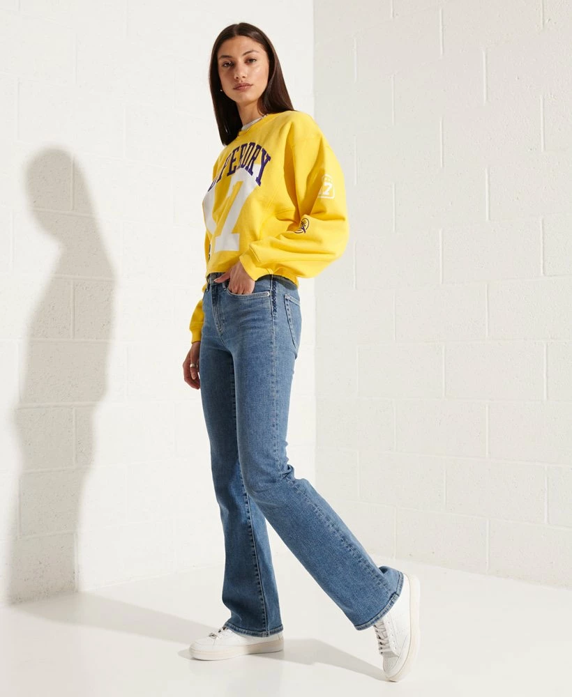 SUPERDRY Varsity Arch Batwing Crew Sweatshirt Black 1 SUPERDRY Varsity Arch Batwing Crew Sweatshirt Black