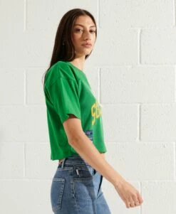 SUPERDRY Varsity Arch Boxy T-Shirt Oregon Green -Sportswear Sales 2022 upload9223368955665912649