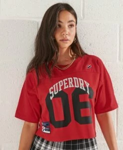 SUPERDRY Varsity Arch Boxy T-Shirt Oregon Green -Sportswear Sales 2022 upload9223368955665913615 1