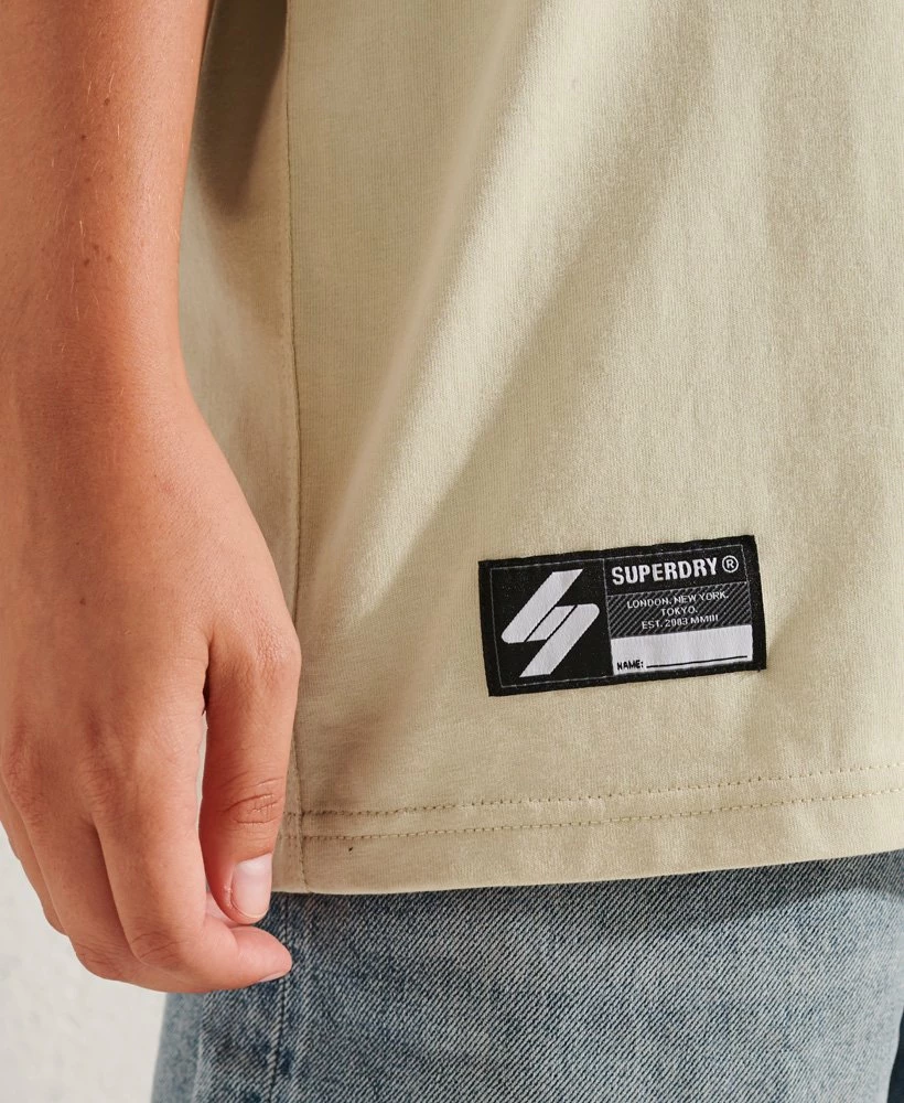 Superdry Code Micro T-Shirt Pelican 4 Superdry Code Micro T-Shirt Pelican - Image 4