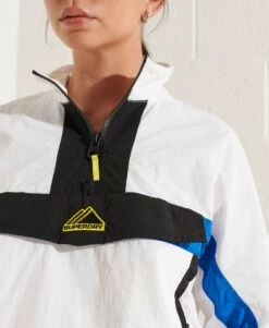 SUPERDRY Colourblock Track Overhead Jacket Optic -Sportswear Sales 2022 upload9223368955665914096