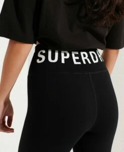 SUPERDRY Corporate Logo High Waist Leggings Nautical Yellow -Sportswear Sales 2022 upload9223368955665914116