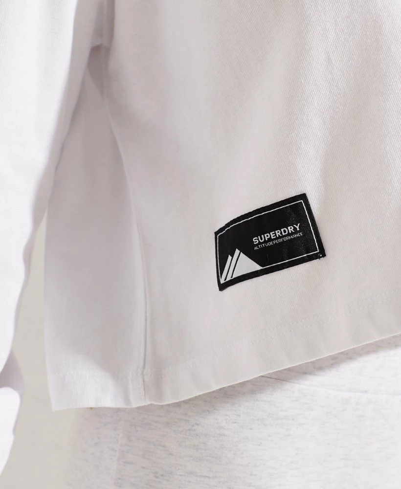 SUPERDRY Mountain Sport Graphic Crop Top Black 3 SUPERDRY Mountain Sport Graphic Crop Top Black - Image 3