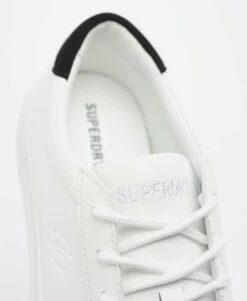 SUPERDRY Vegan Court Tennis Trainers White/risk Red -Sportswear Sales 2022 upload9223368955665914271