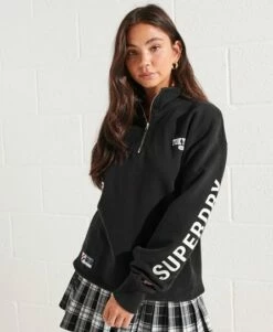 SUPERDRY City College Oversized Half Zip Track Top Eclipse Navy 14 SUPERDRY City College Oversized Half Zip Track Top Eclipse Navy -Sportswear Sales 2022 upload9223368955665914278 3