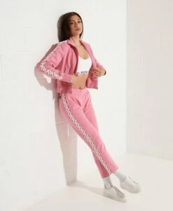 SUPERDRY Code Tape Track Top Ice Marl