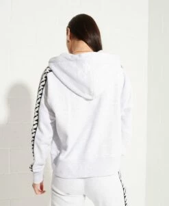 SUPERDRY Code Logo Tape Crop Hoodie Risk Red -Sportswear Sales 2022 upload9223368955665915385