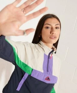 SUPERDRY Colourblock Track Overhead Jacket Black -Sportswear Sales 2022 upload9223368955665915462 1