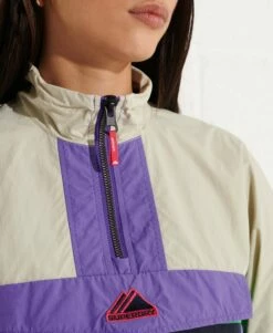 SUPERDRY Colourblock Track Overhead Jacket Optic -Sportswear Sales 2022 upload9223368955665915467