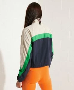 SUPERDRY Colourblock Track Overhead Jacket Optic -Sportswear Sales 2022 upload9223368955665915469