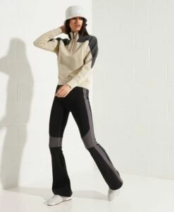 SUPERDRY Mountain Sport Dolman Henley Top Black