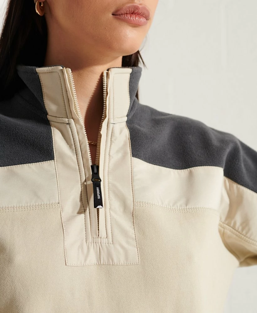 SUPERDRY Mountain Sport Dolman Henley Top Black 6 SUPERDRY Mountain Sport Dolman Henley Top Black - Image 6