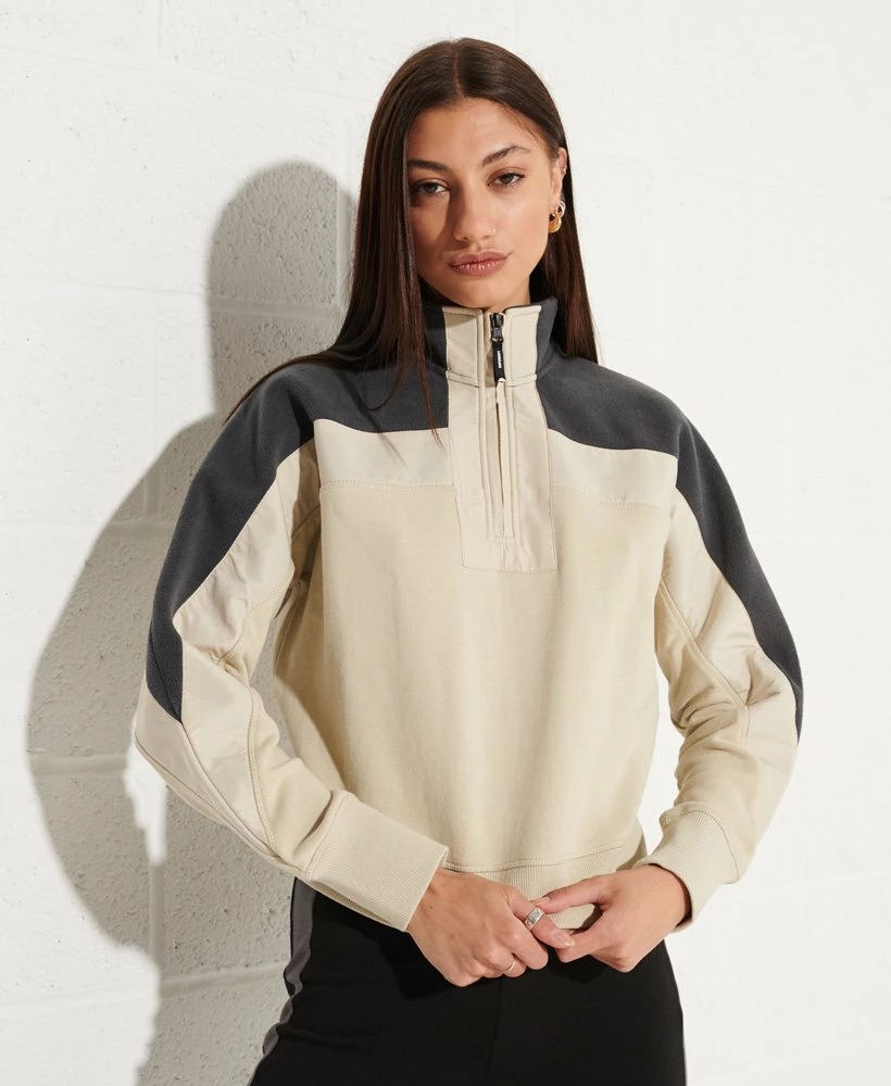 SUPERDRY Mountain Sport Dolman Henley Top Black 2 SUPERDRY Mountain Sport Dolman Henley Top Black - Image 2