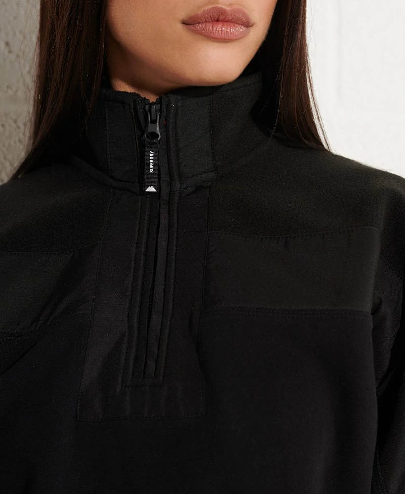 SUPERDRY Mountain Sport Dolman Henley Top Ice Marl/royal 5 SUPERDRY Mountain Sport Dolman Henley Top Ice Marl/royal - Image 5